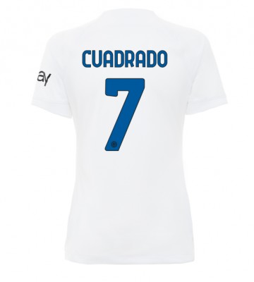 Inter Milan Juan Cuadrado #7 Bortatröja Kvinnor 2023-24 Kortärmad